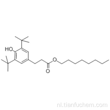 Octyl-3,5-di-tert-butyl-4-hydroxy-hydrocinnamaat CAS 125643-61-0